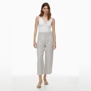Aritzia The Effortless Pant Cropped CruiseLinen